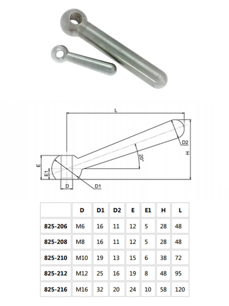 Densen Customized Ball Handles and Clamping Ball Levers Are a Swing Action Clamping Devices Which Can Be Used Almost Anywhere