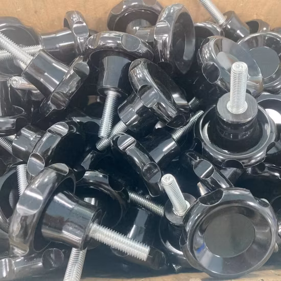 Botão de fixação para máquina de plástico macho com rosca de fornecedor da China