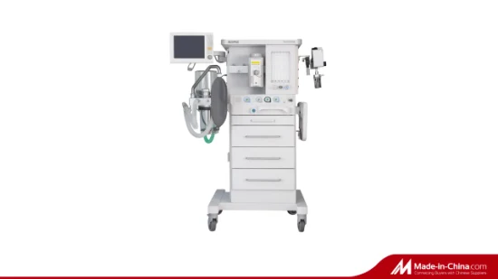 Estação de trabalho da máquina de anestesia com vaporizadores de ventilador Aeon8300A com marcação CE